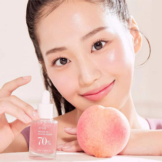 Siero alla pesca con 70% di niacinamide