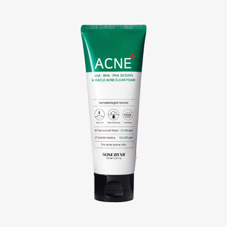Schiuma trasparente per l'acne AHA-BHA-PHA Miracle Acne
