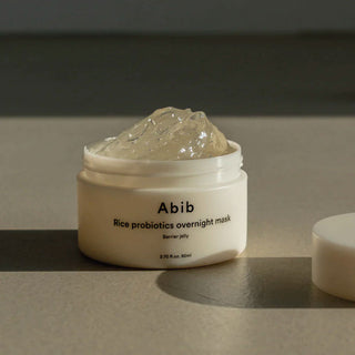 Maschera protettiva notturna in gelatina ai probiotici di riso