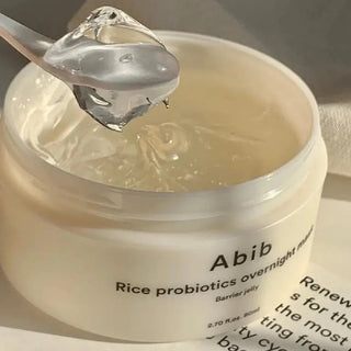 Maschera protettiva notturna in gelatina ai probiotici di riso