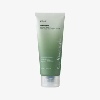 Schiuma detergente profonda per i pori al quercetinolo Heartleaf 