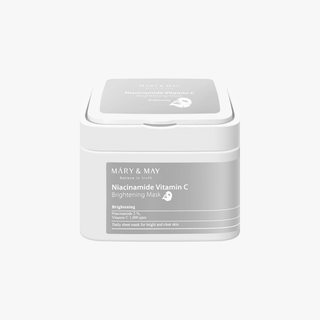 Maschera illuminante alla niacinamide e vitamina C