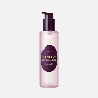 Olio detergente levigante per i pori al riso viola